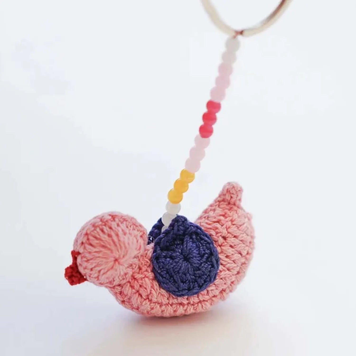 Explore our playful bird keychain for adult, perfect piece of personal art