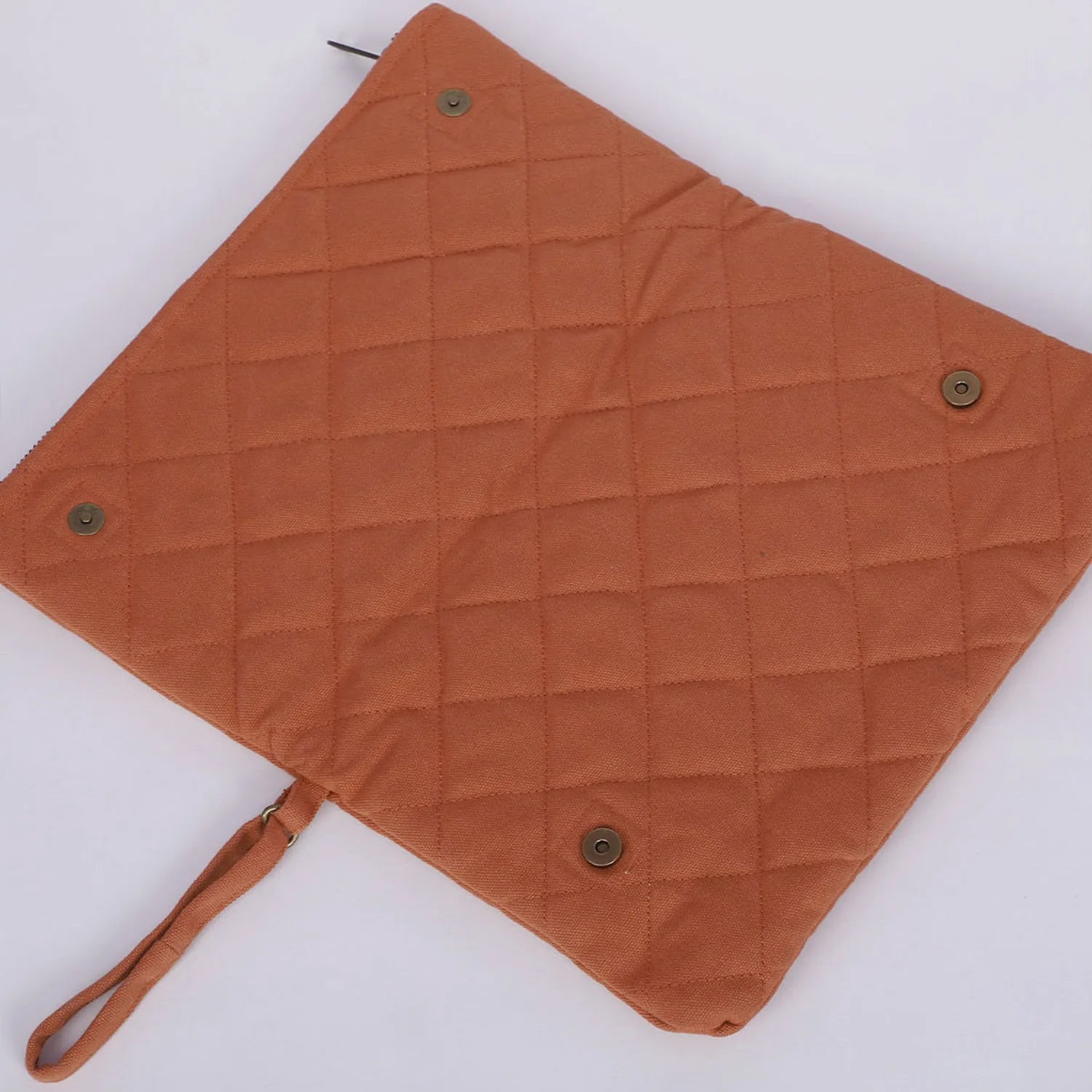 Enhance your style with our krista foldable quilted cotton clutch bag