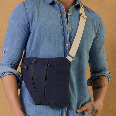 Meet the design, check our mens side bag online