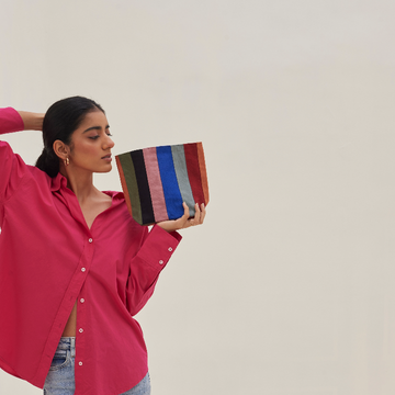 Tea Party Bag in a classic pastel shade, exuding timeless charm and luxury.