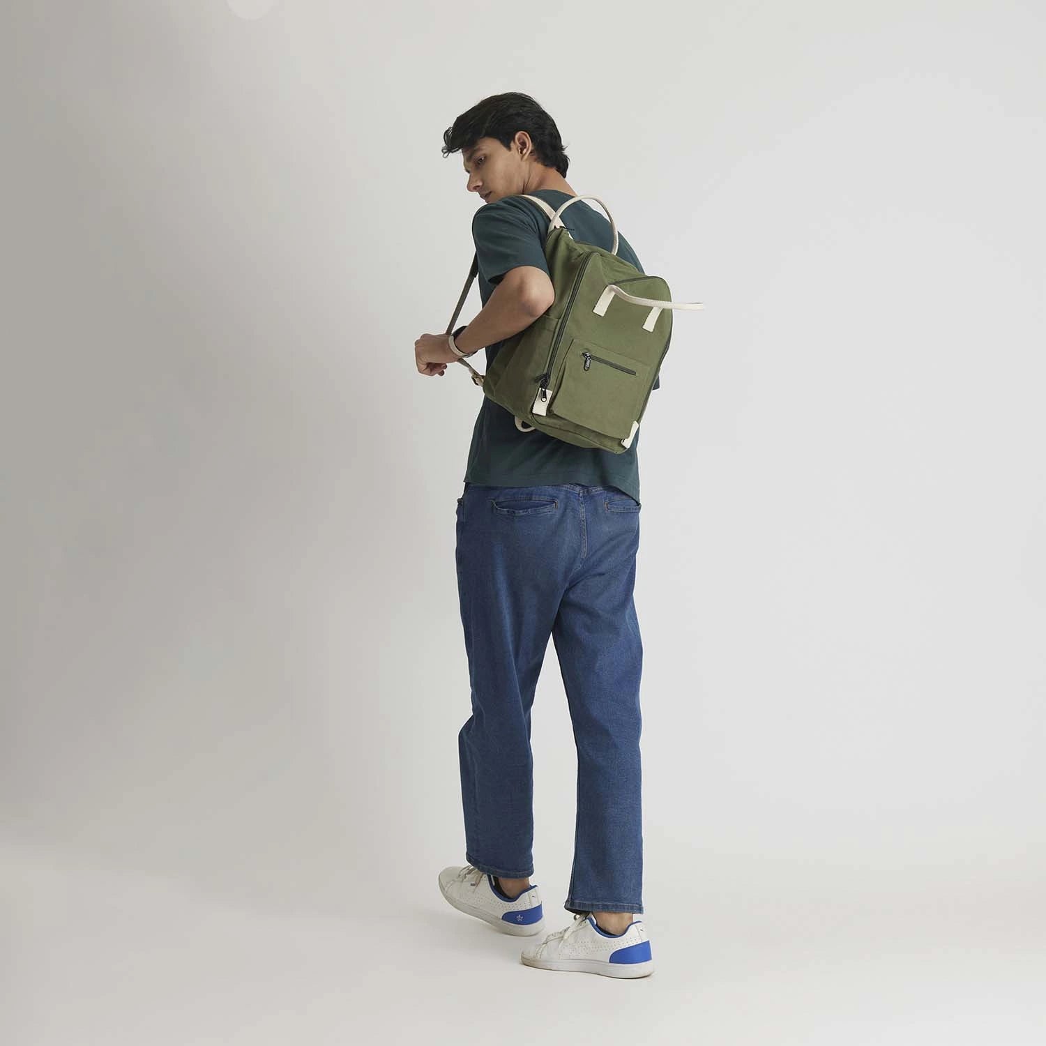 Large Aki laptop backpack designed for comfort and convenience