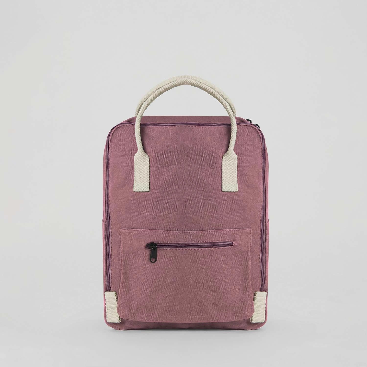 Large Aki laptop backpack with secure zipper closures for added safety