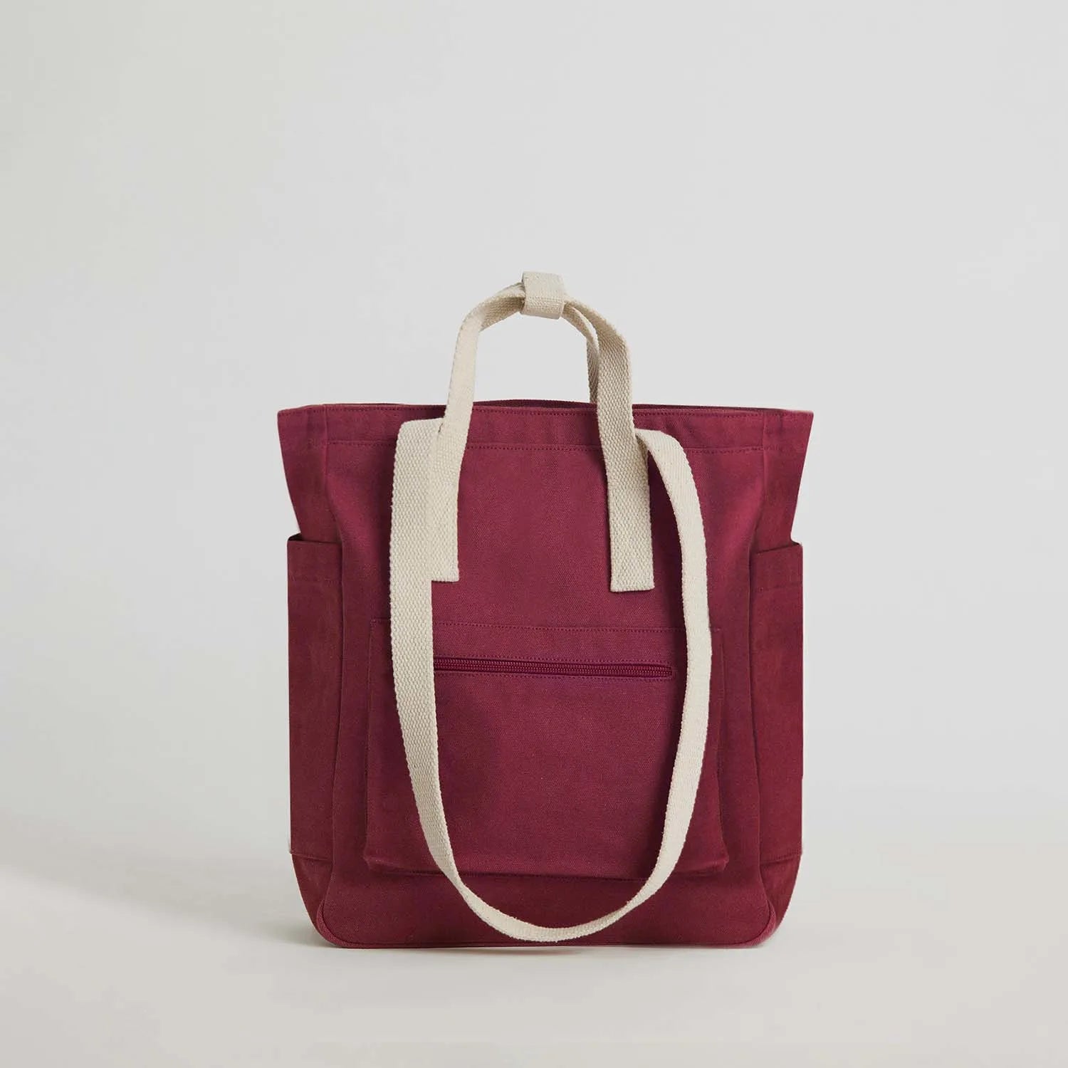 Wine Jamnagar Convertible Canvas Tote Bag for Women Online