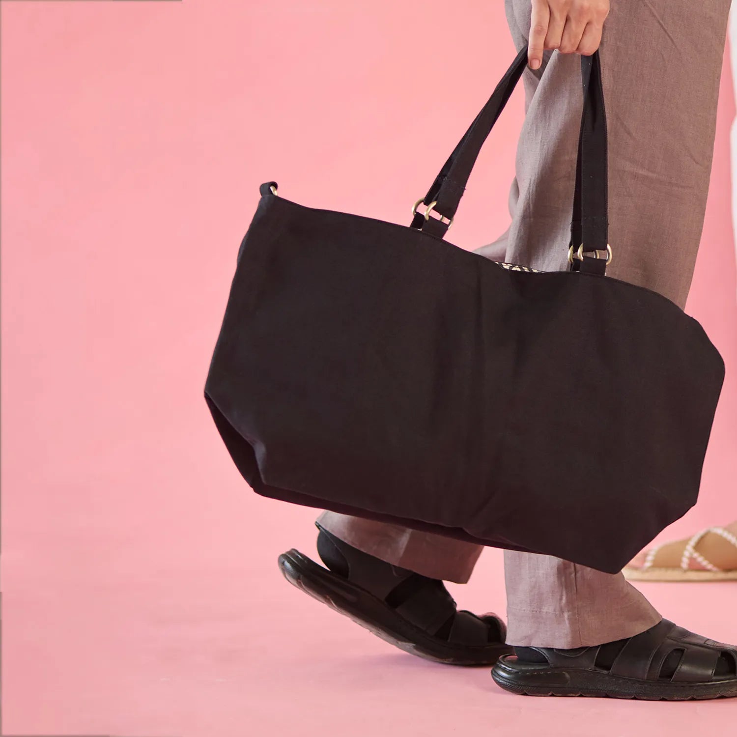 Hold your daily essentials, our Office Tote Bag Black is available online