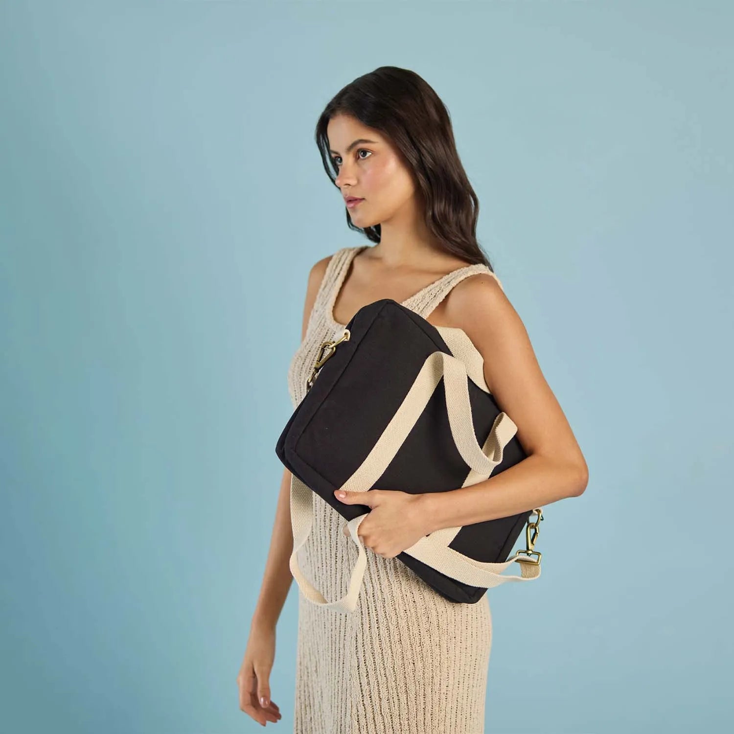 Dog D Originals Cotton Canvas Laptop Bag are available in black