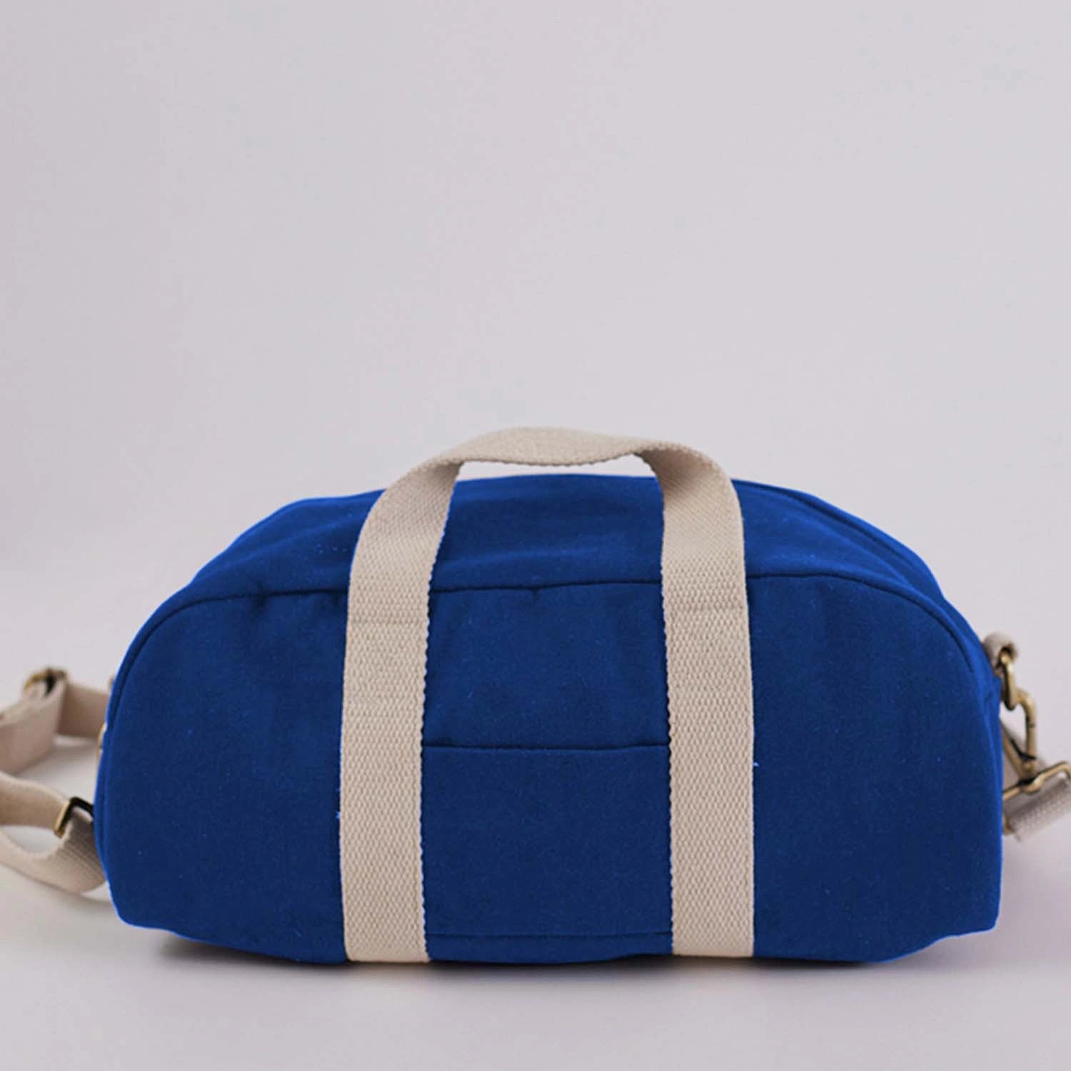 Mini Baba Bowler Bag in a sleek, available in blue color.