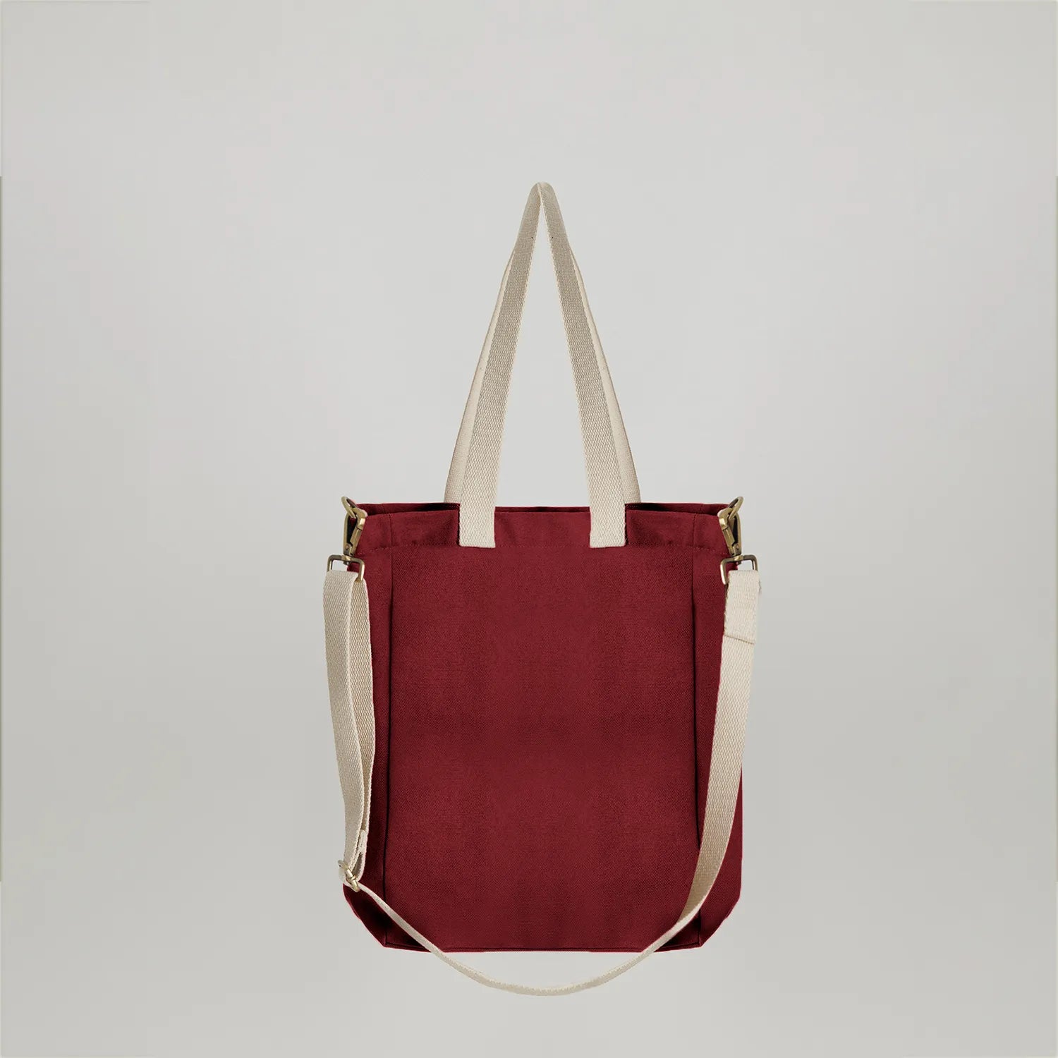 Compact yet spacious tote for carrying essentials