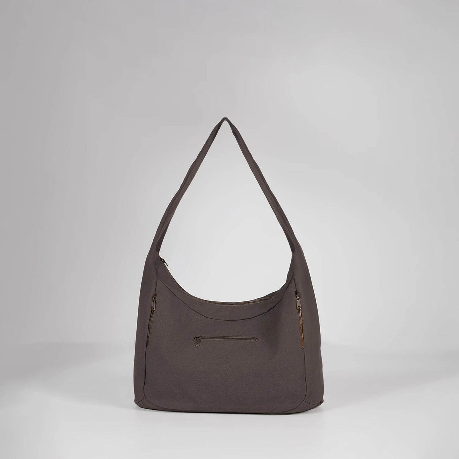Cotton Canvas Dark Denim Jojo Hobo Shoulder Bag for Men