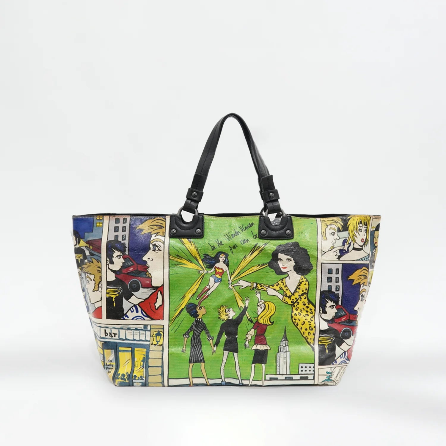Unstoppable Confidence, DVF Wonder Women Tote Bag for Collage at Dog D Originals