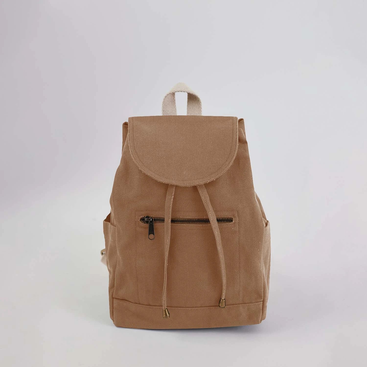 Cappuccino Brown Haper college backpack availabe online