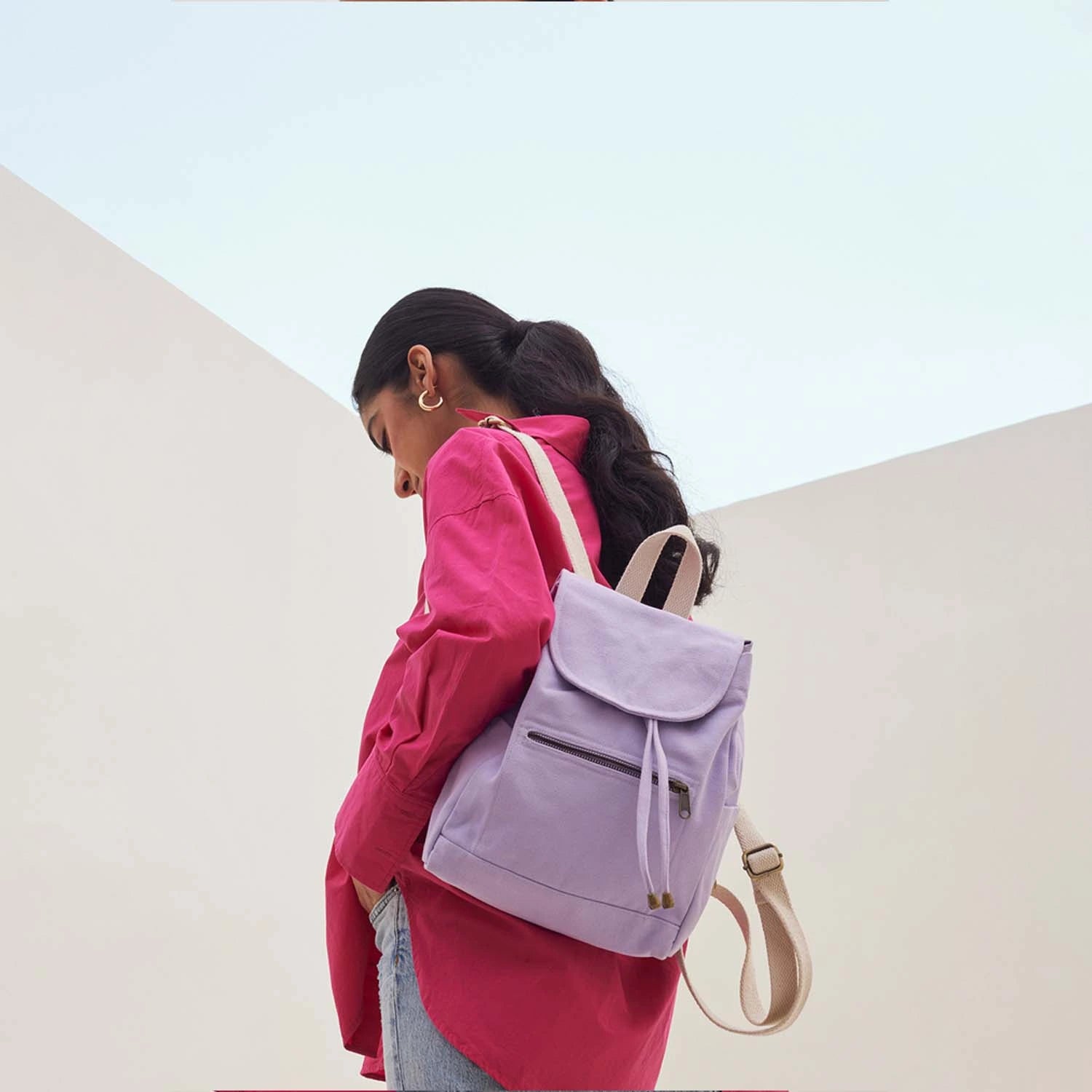 Lilac Haper Travel Backpack for Women, designed to offer convenience