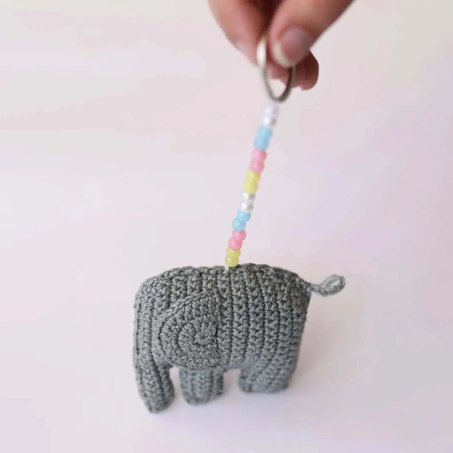 Sage Green Keychain - Horton Cotton yarn Keychain