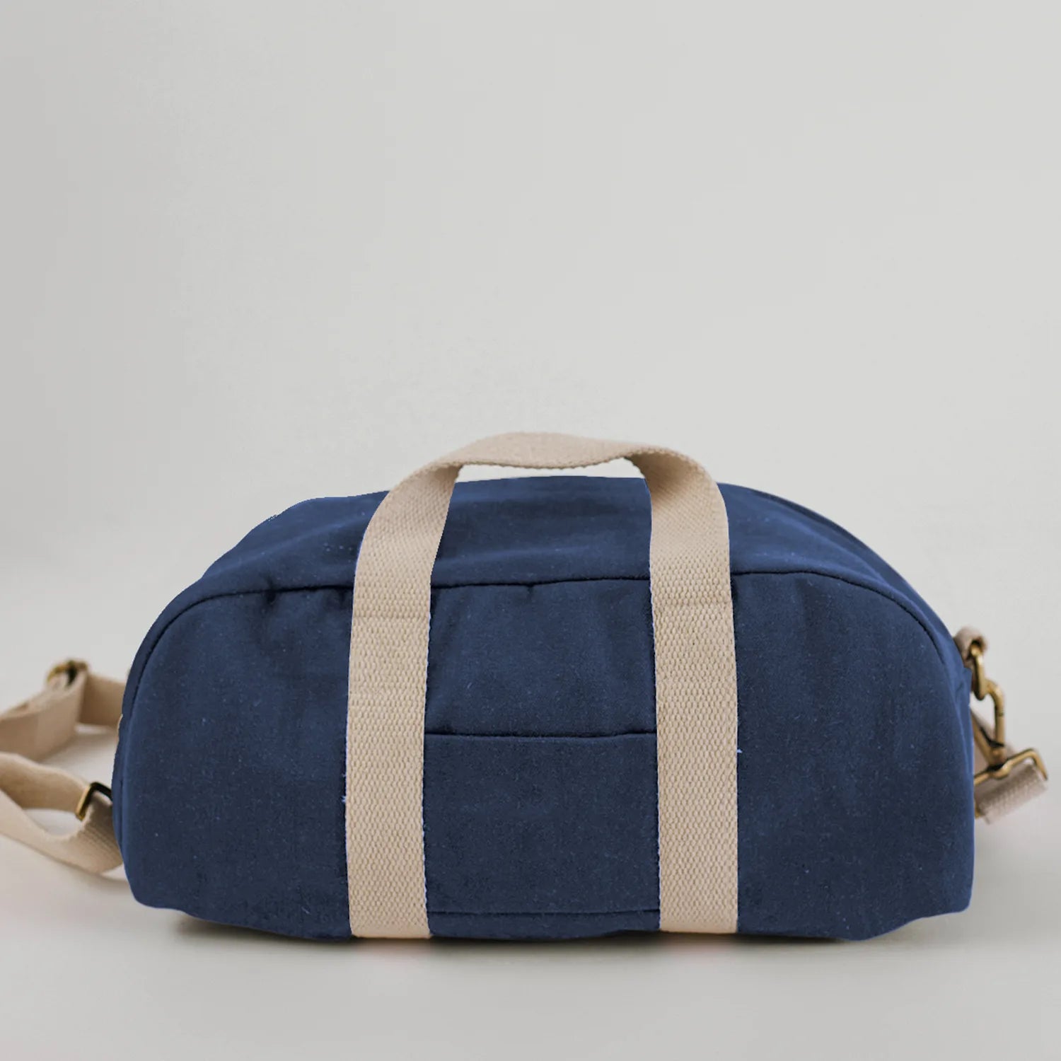 Exclusive, a chic Blue Denim Baba Bowler Small Travel Bag at Dog D Originals.