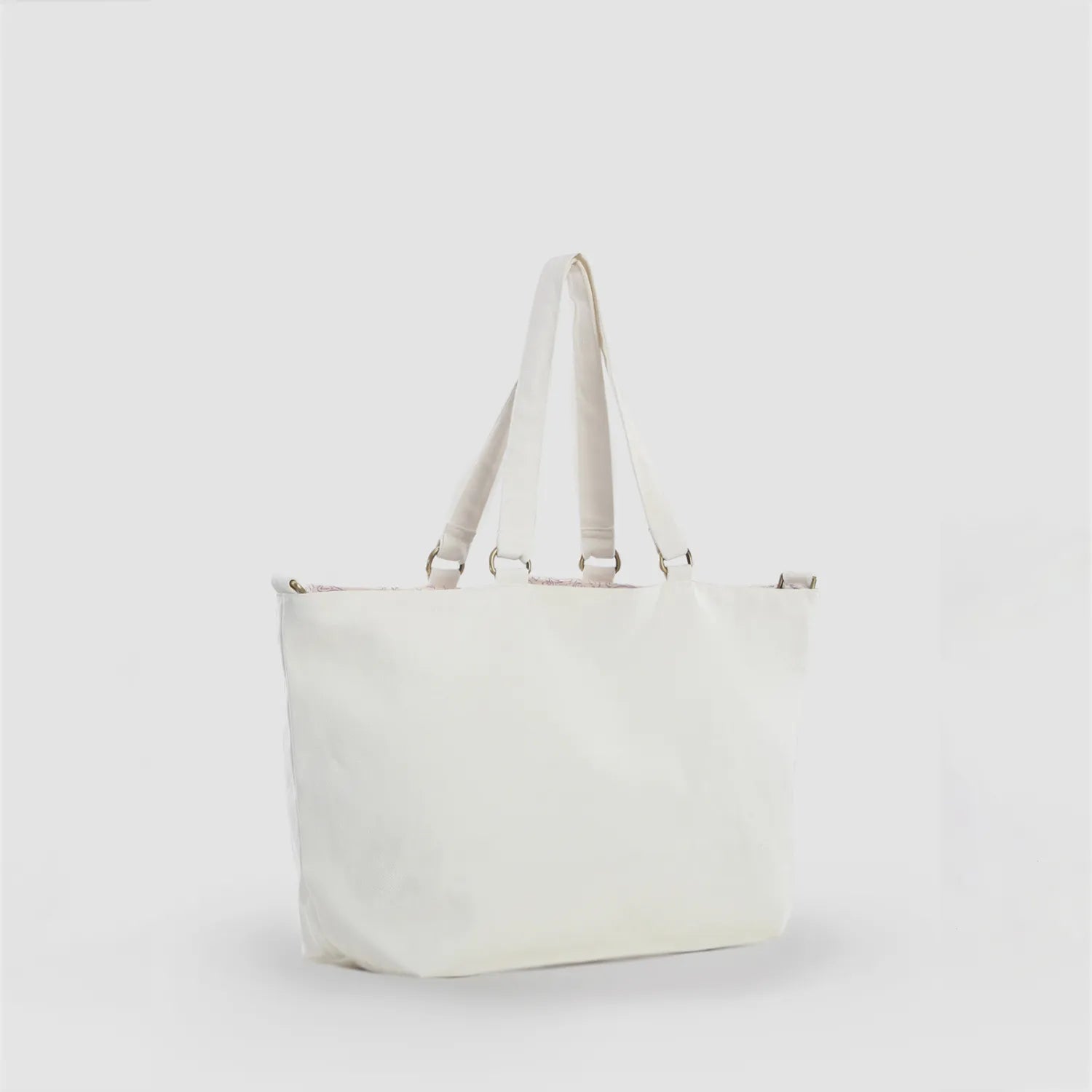 Premium quality cotton canvas, our Ivory Faf Tote Bag for Men is available online
