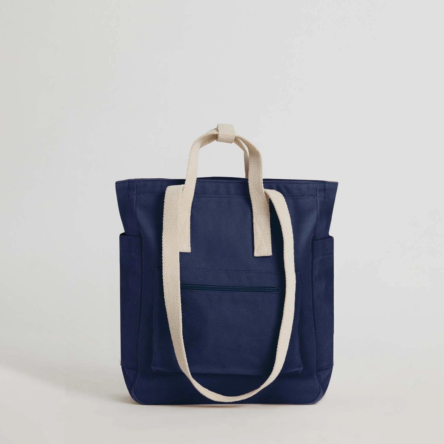 Jamnagar Convertible Tote Bags for Office, crafted with cotton canvas