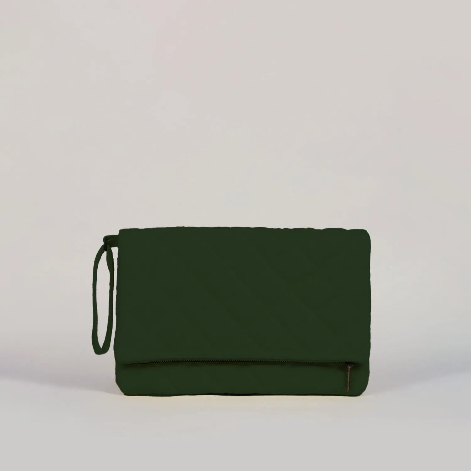 Shop our diverse range of Krista Foldable Bottle Green Quilted Clutch Bag