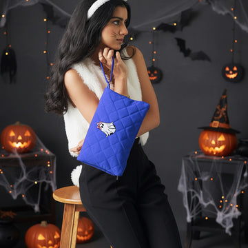 Spooky Krista Foldable Clutch Bag - Quilted