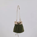 Ria Bucket Bag crafted from durable cotton canvas for everyday use and long-lasting wear