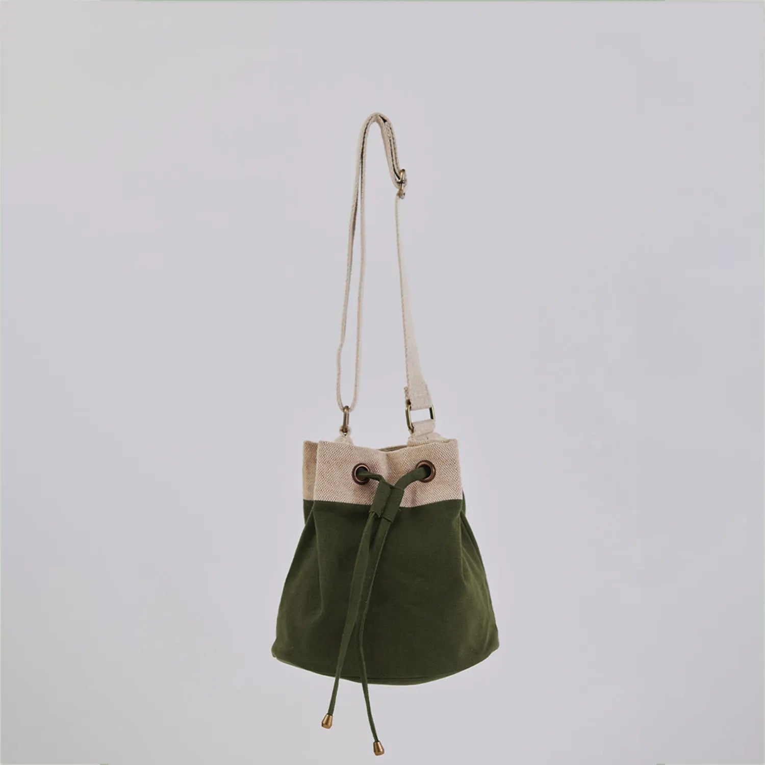 Ria Bucket Bag crafted from durable cotton canvas for everyday use and long-lasting wear