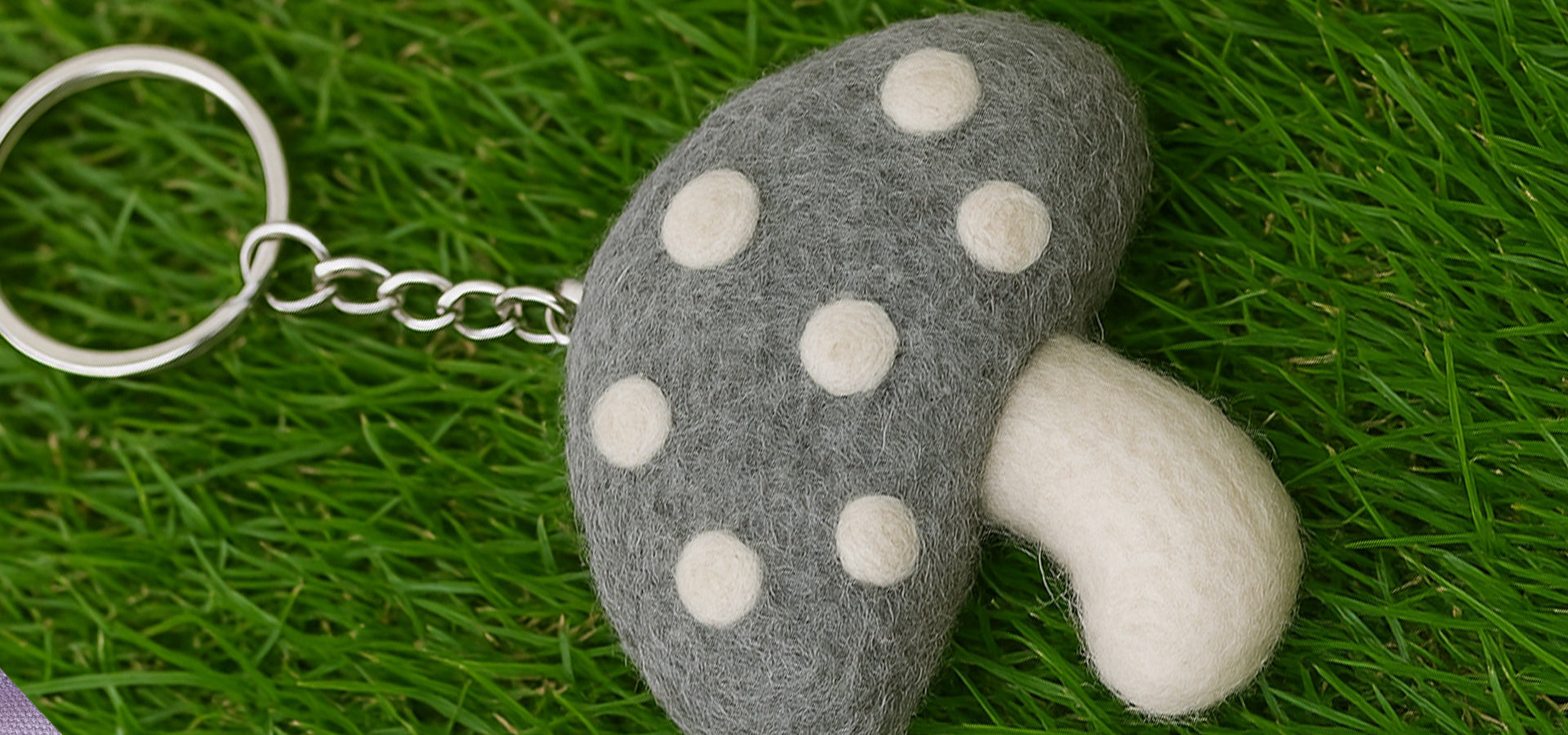 Check out our adorable mushroom keychain is available online