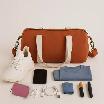 Rust Hans Duffle Bag Unisex available online