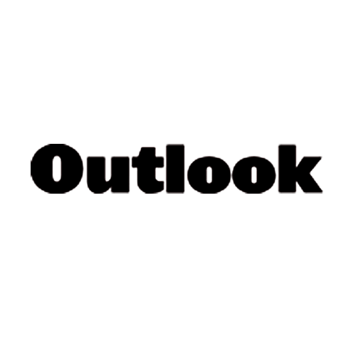 Outlook logo with blue stylized letter 'O' and envelope symbol