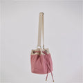 Ria Bucket Bag with a spacious interior and printed lining for a unique touch