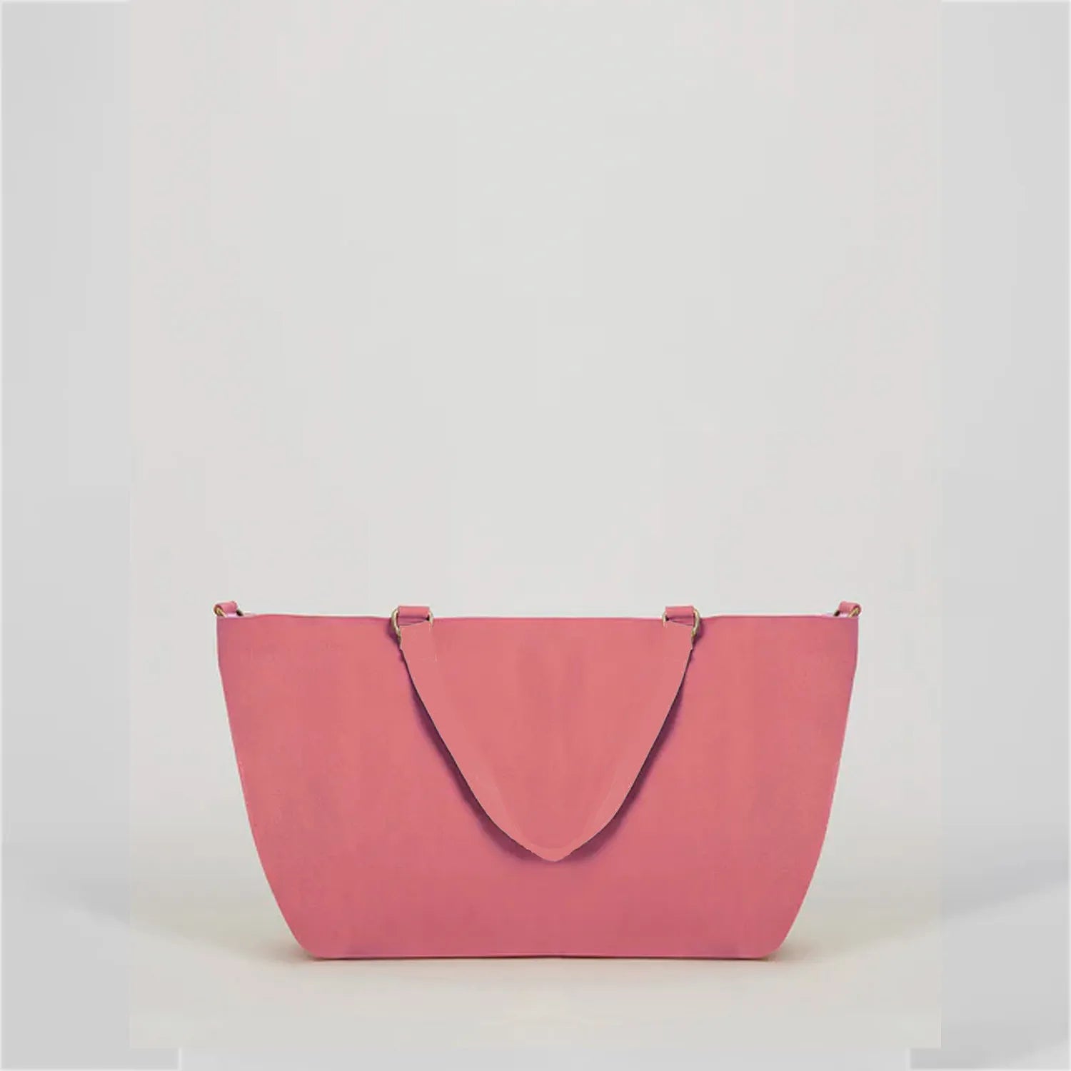 Our premium quality canvas tote bag is in a pastel pink colour. Shop Now!