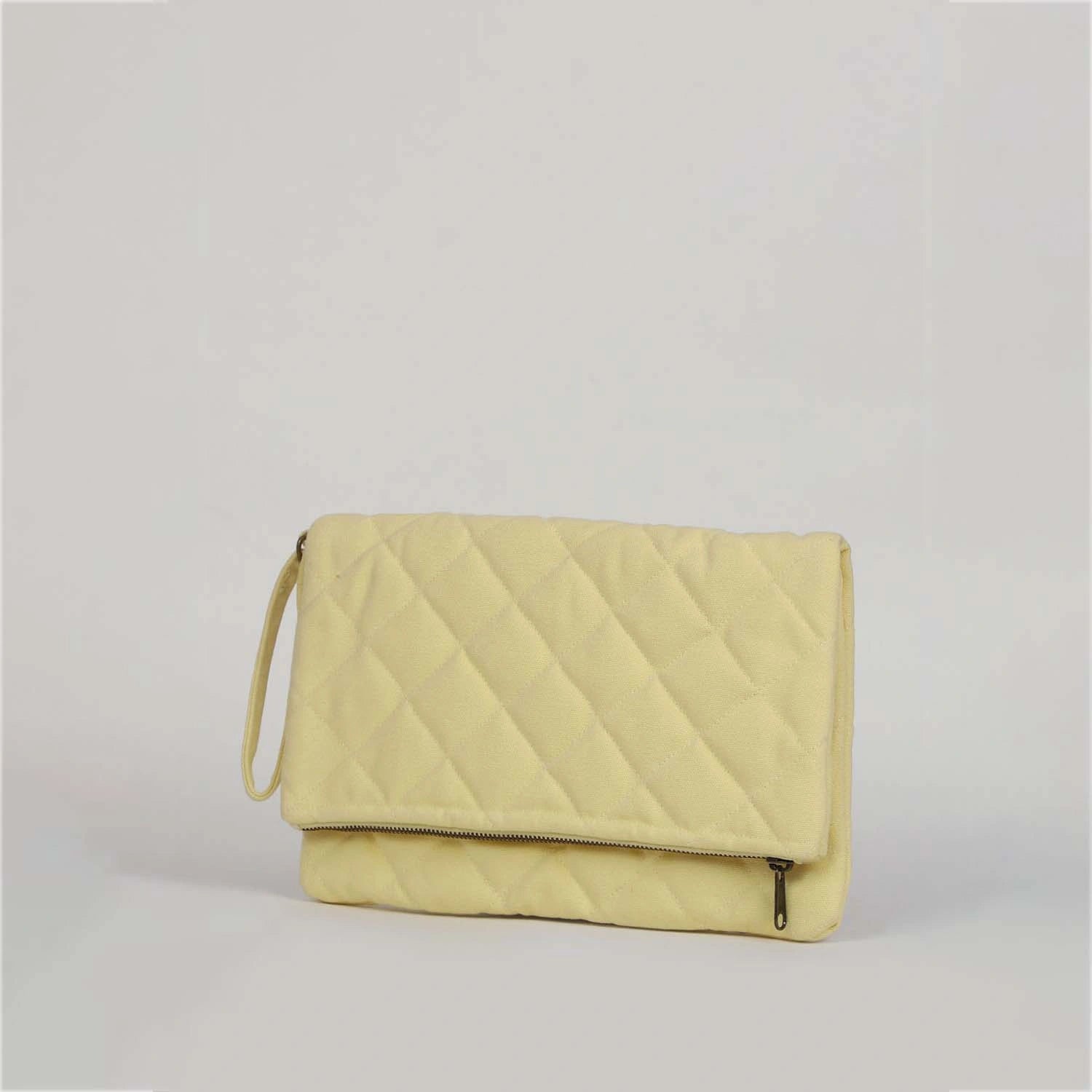 Combine with your look, our Krista Foldable Quilted Designer Clutch Bag