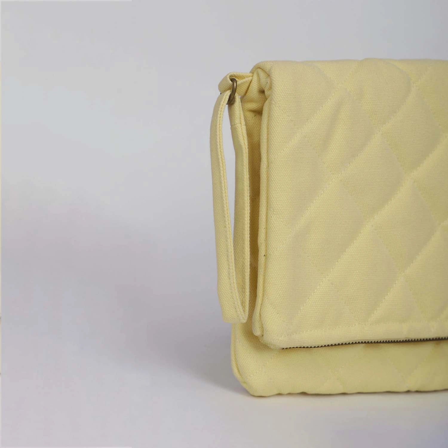 Adding elegance to your style, our Krista Foldable Quilted Men's Clutch Bag