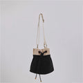 Ria Bucket Bag in soft cotton canvas with traditional prints on the interior lining