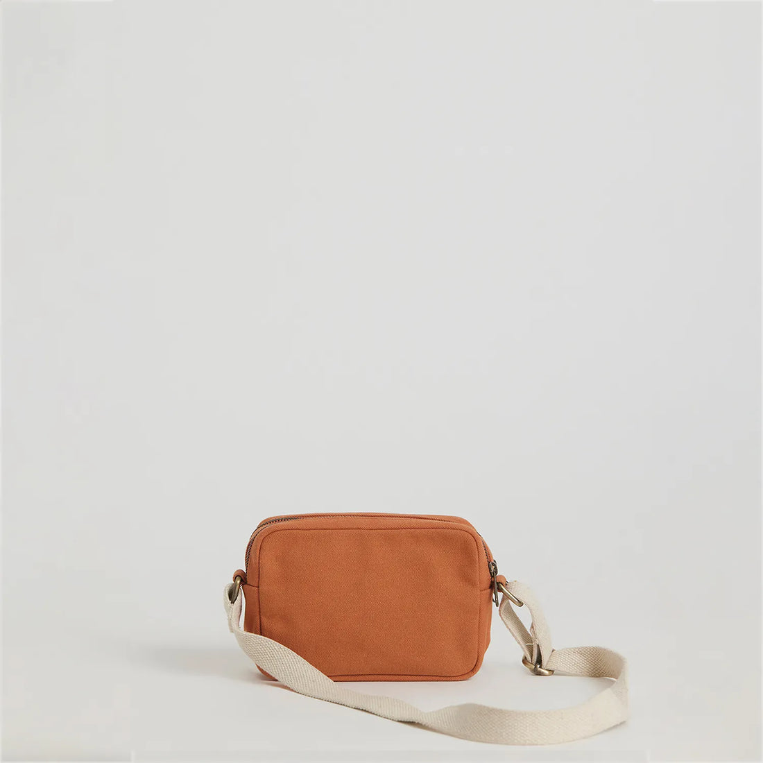 Madrid Crossbody Bag with hand block-printed interior lining and a sleek minimalist exterior