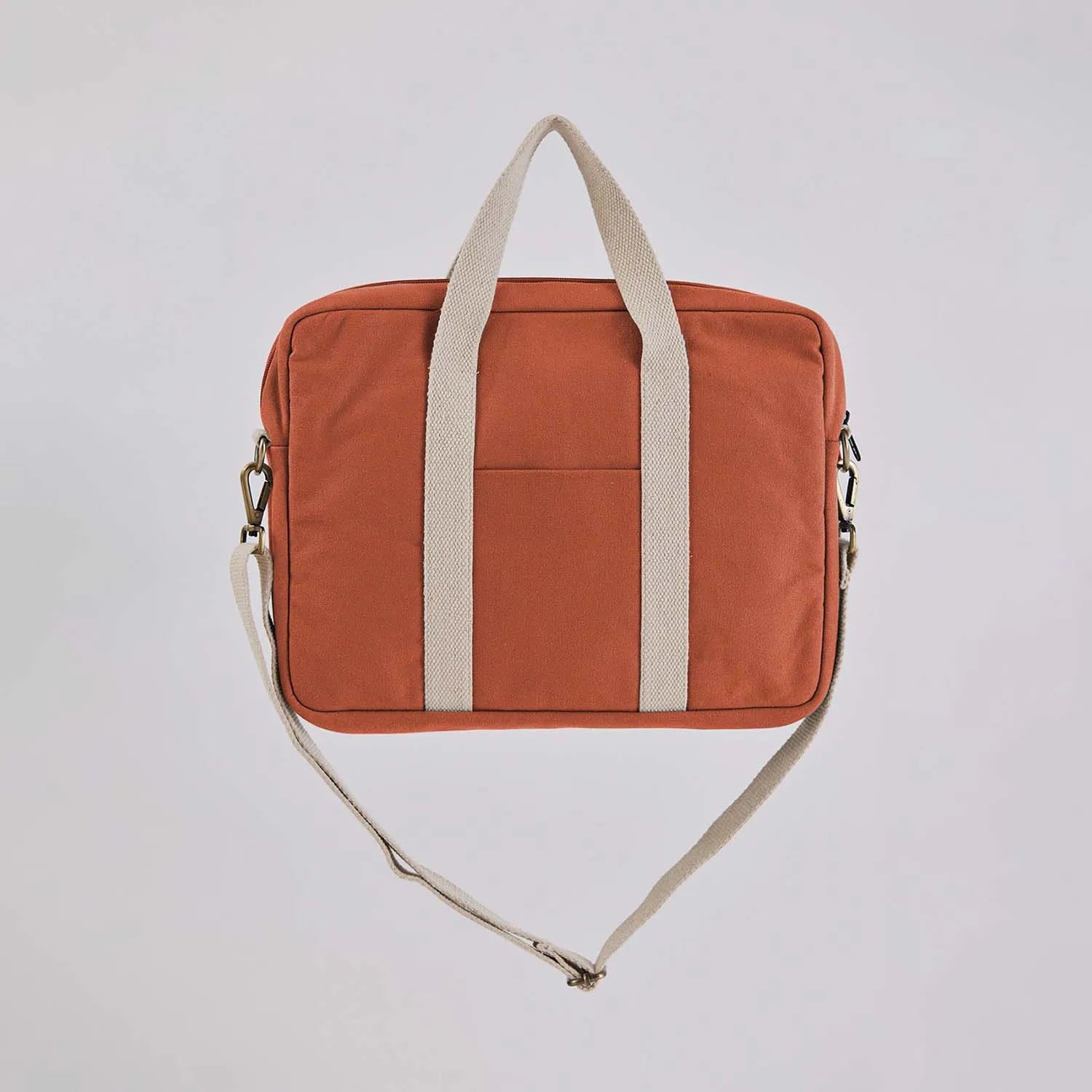 Rust office laptop bag for women available online at Dog D Originals