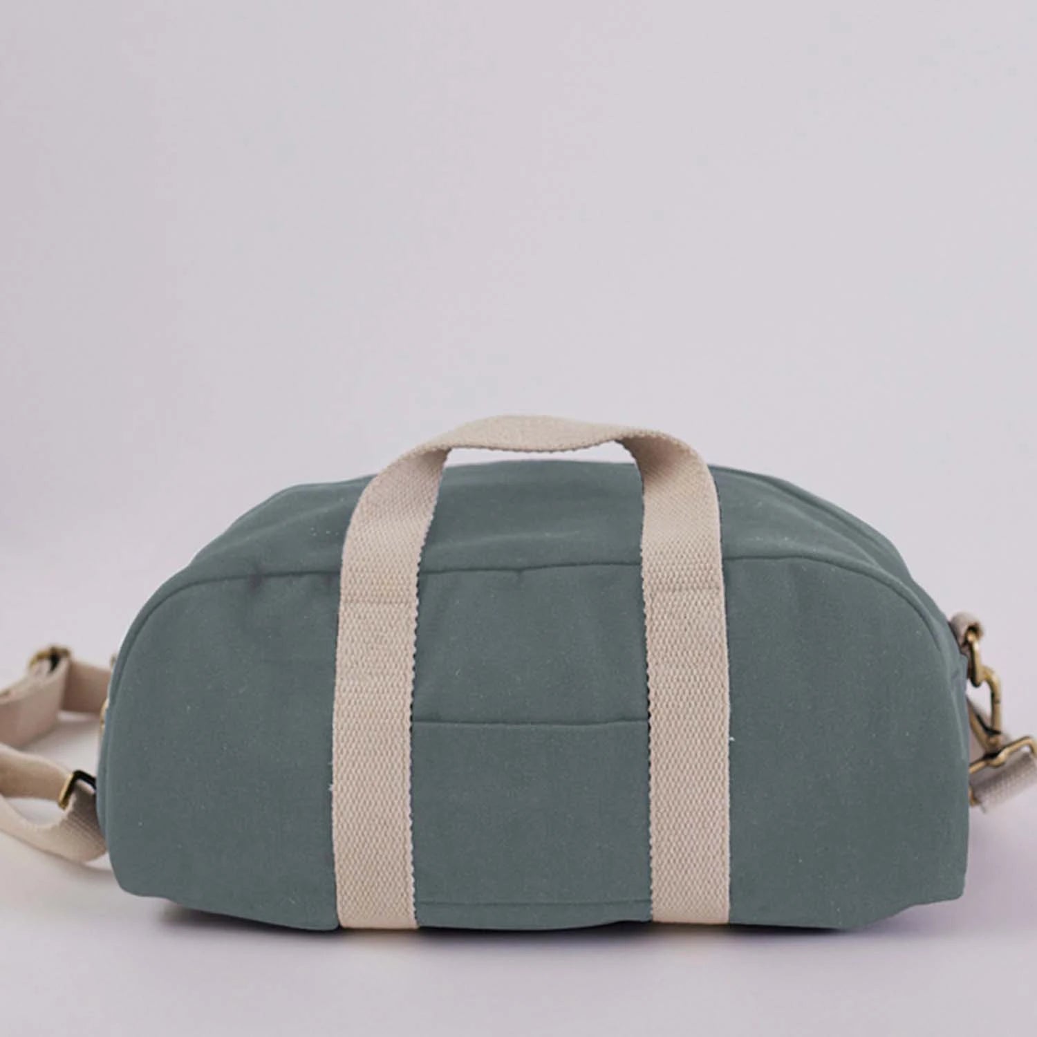 Compact and Stylish Mini Sage Green Baba Bowler Bag at Dog D Originals.
