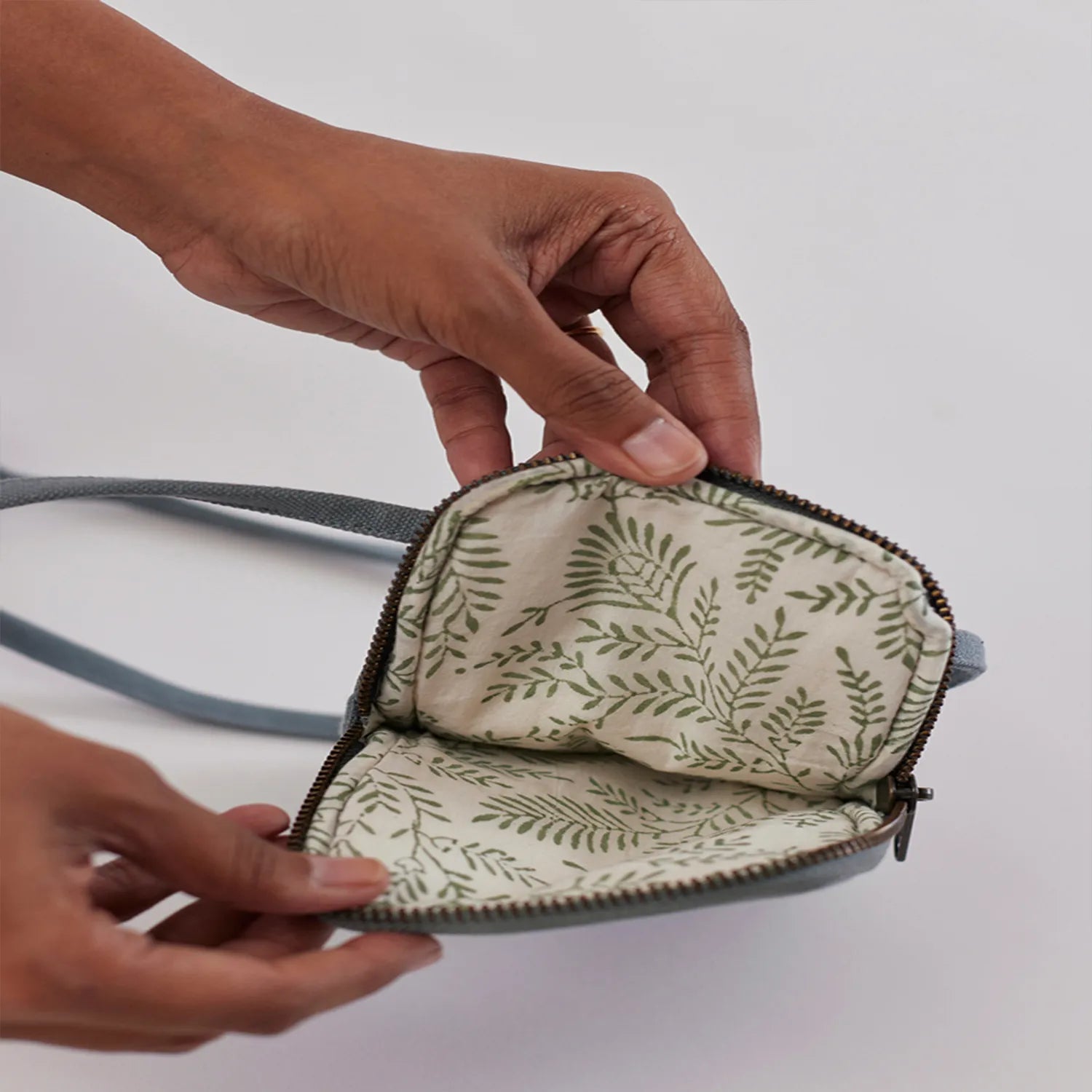 Sage Green Lodhi Phone Bags that are durable and lightweight