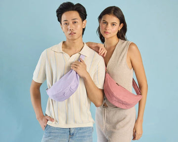 Stylish Suku Moon Bag in a trendy crescent shape with an adjustable strap