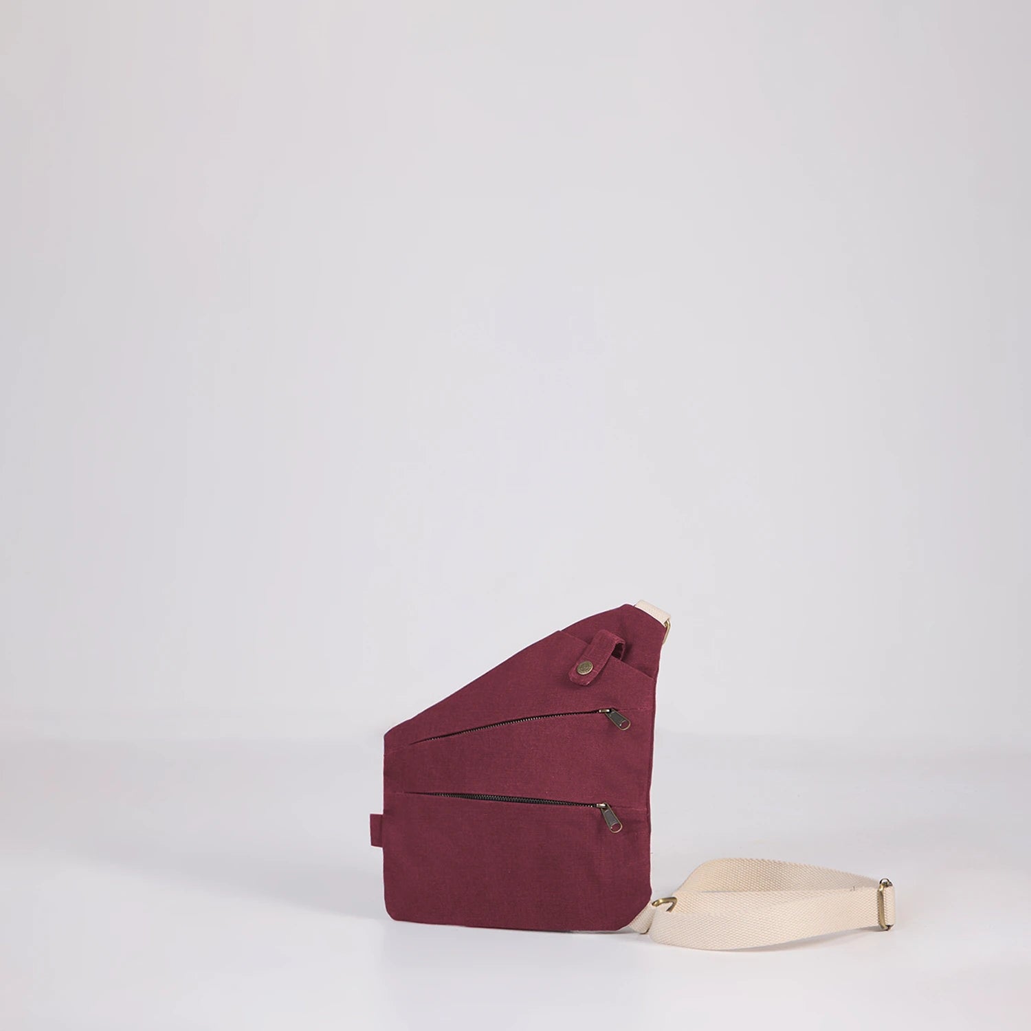 Wine Macho cross body canvas bag, designed effortless style and functionality