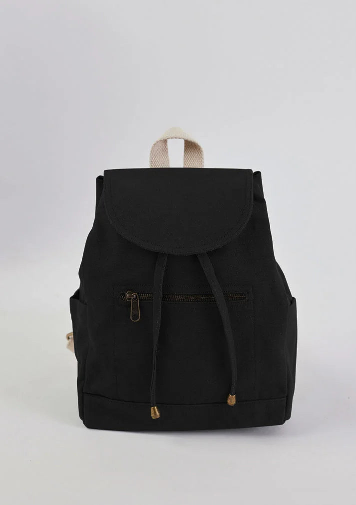 Sustainable cotton small backpack, designed for comfort and style