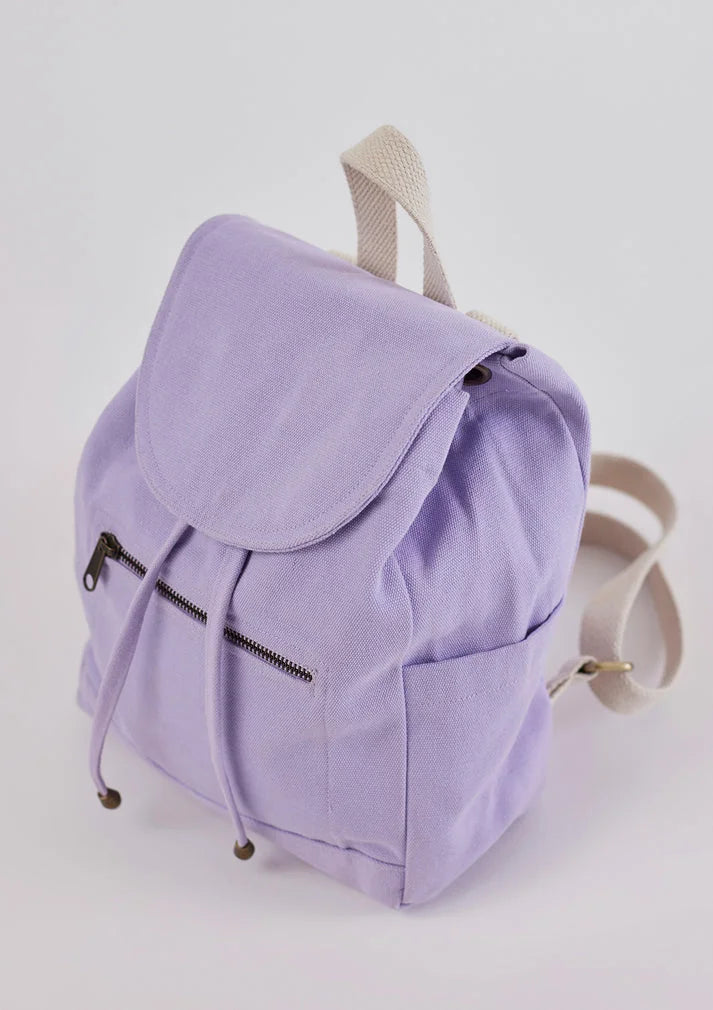 Sustainable small backpack with adjustable straps and functional design