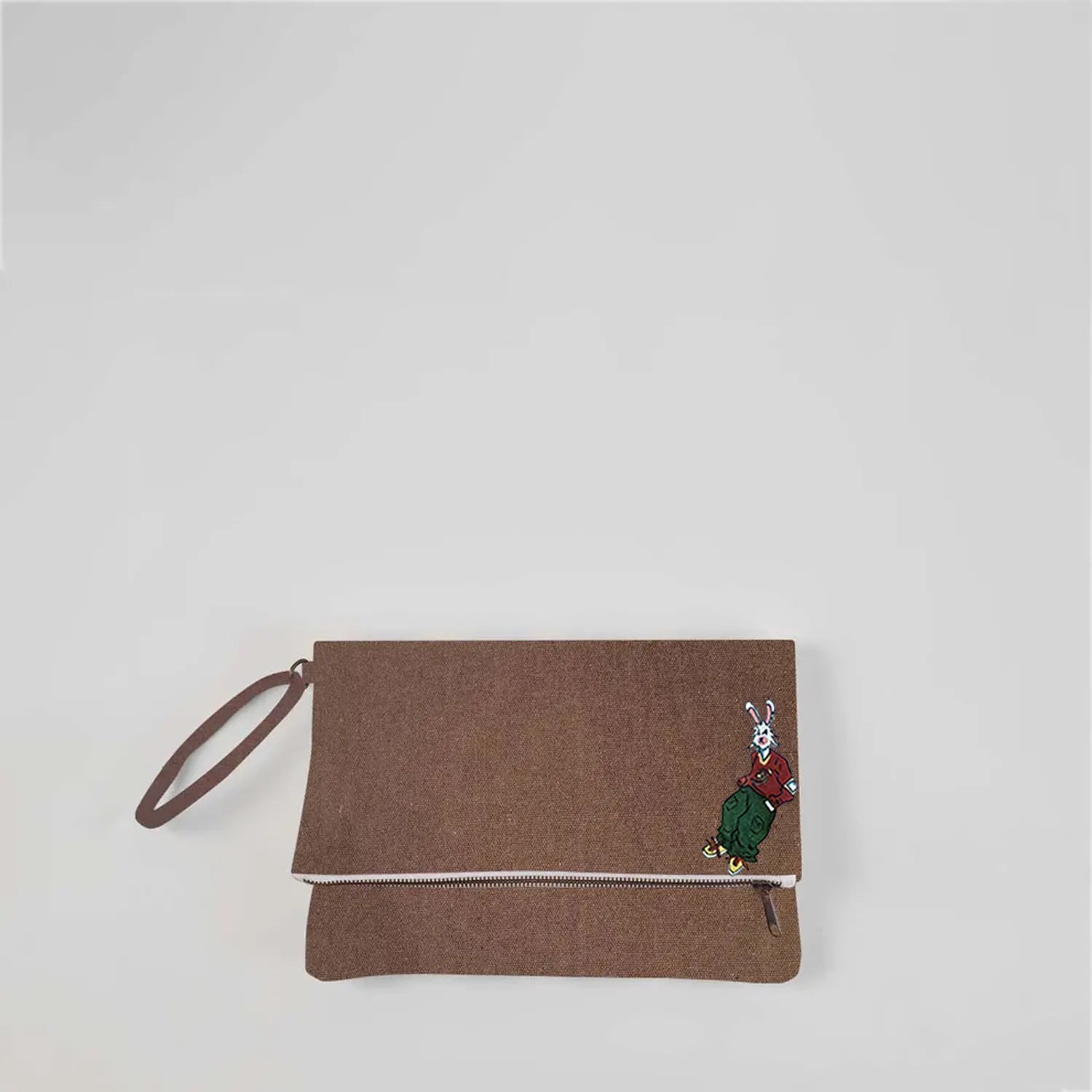 Doodled Krista Foldable Clutch Bag - DOG D Originals