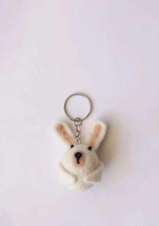 Adorable Abeer Rabbit keychain for keys and bags