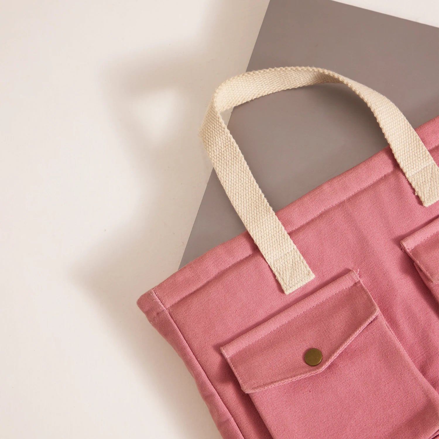 Work to weekend, our pastel pink abhi laptop tote for women