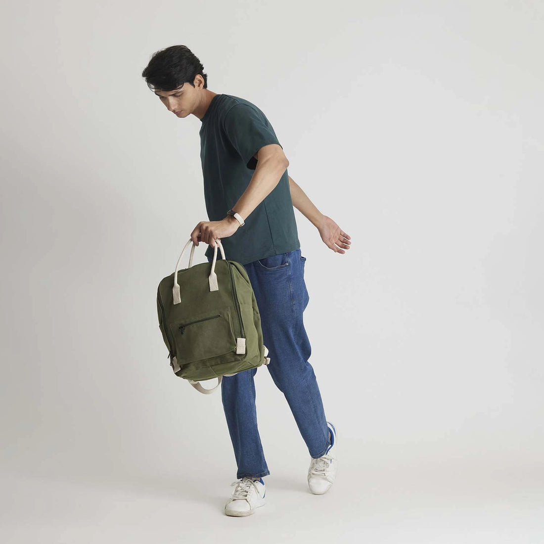 Water-resistant Aki laptop backpack large for all-weather use
