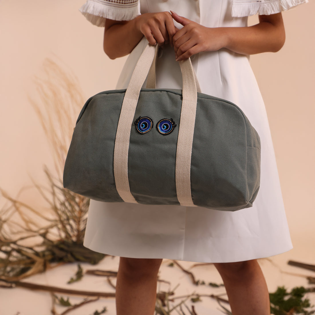 Shop fun and functional Cutie Eyes duffle bags by DOG D Originals – perfect for travel or gym use