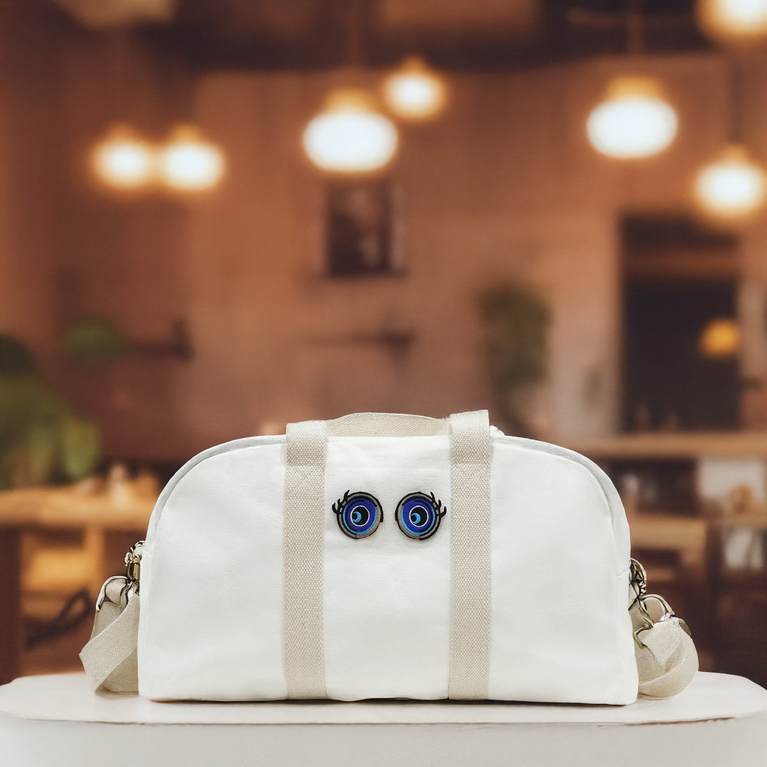 Cutie Eyes Baba Bowler Bag - Medium