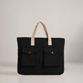 Premium cotton canvas, our Abhi laptop handbag for women