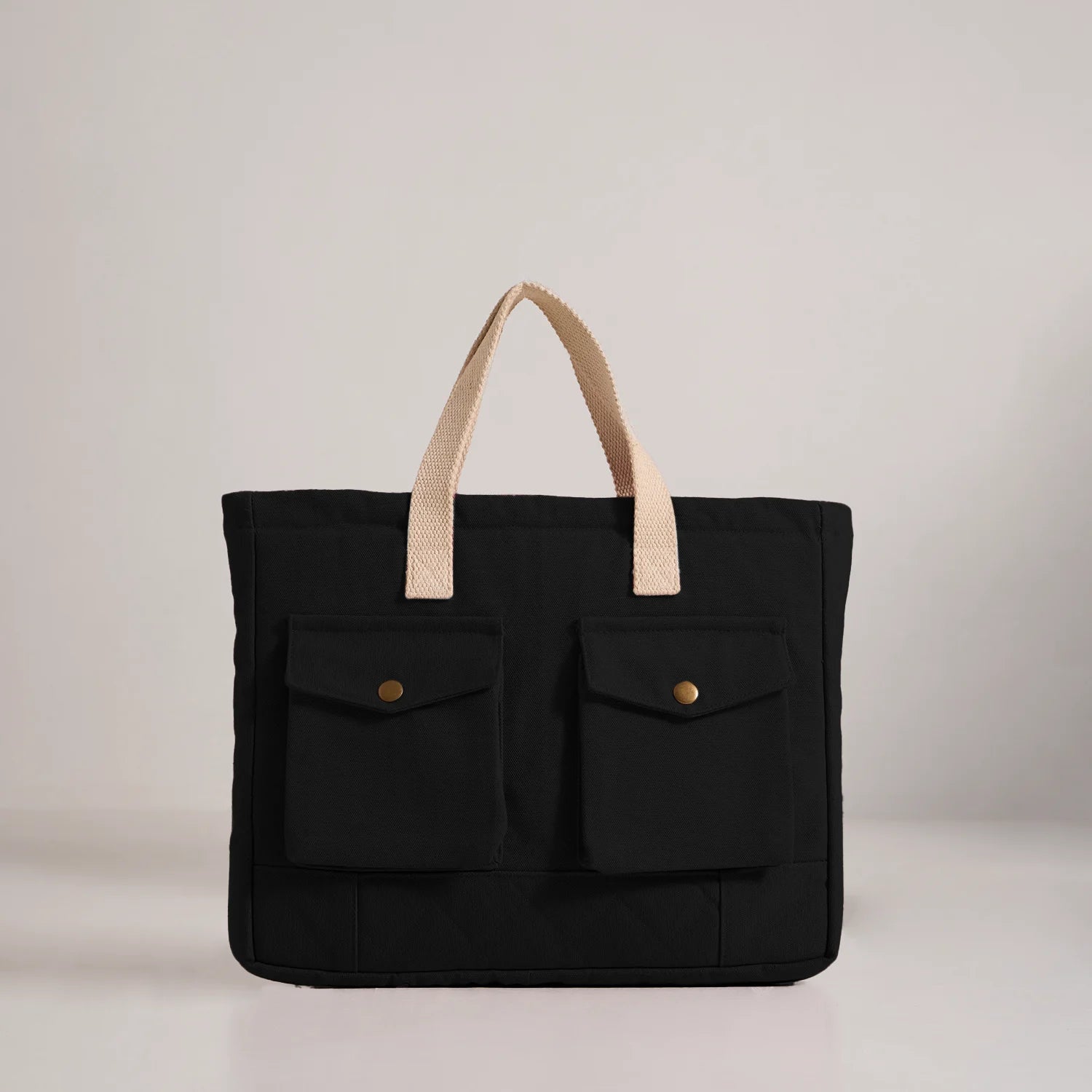 Premium cotton canvas, our Abhi laptop handbag for women