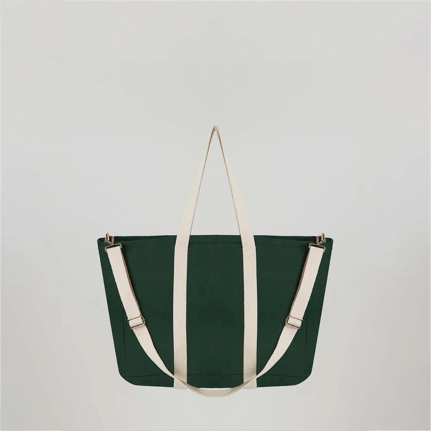 Sun J Bag Large featuring traditional Indian motifs on the printed inner lining
