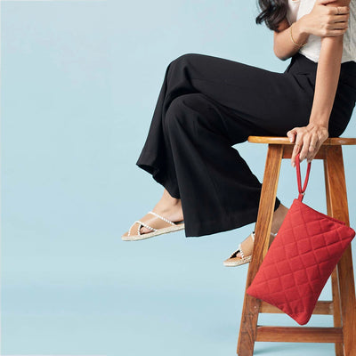Versatile design, Krista foldable clutch bag is available online