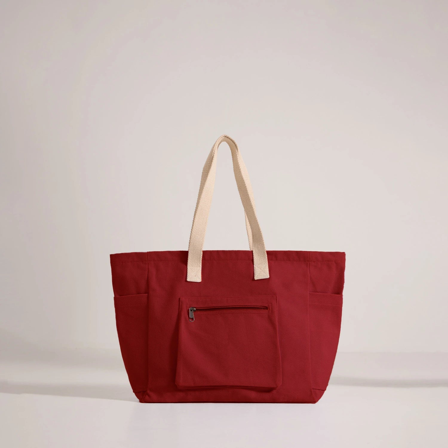 Crimson Or-He Designer Canvas Tote Bag
